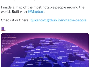 概览地区名人：Topi Tjukanov借维基数据打造可视化交互地图