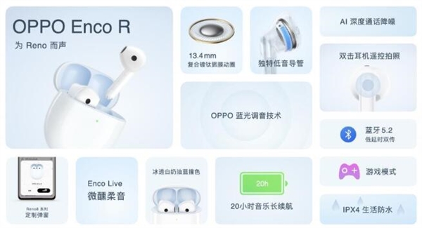 OPPO Enco R无线耳机新配色来了 风信紫喜欢吗？
