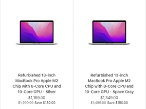 最高便宜超千元！苹果开卖官翻M2版MacBook Pro