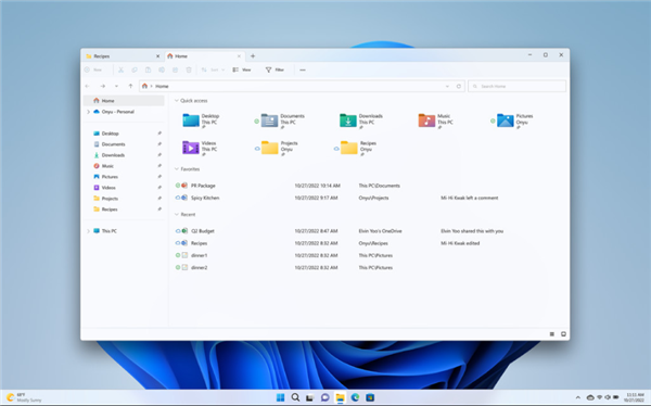 Win11正式发布Moment 1更新：文件管理器标签页姗姗来迟