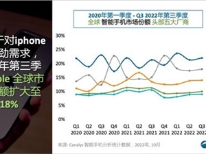 全球手机三季度份额排名：小米国产第一
