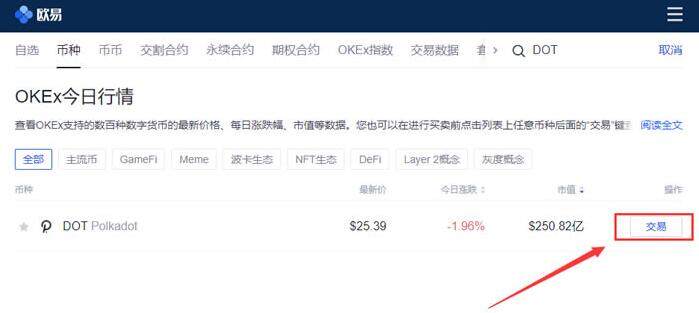 波卡币DOT怎么买？波卡币买卖交易平台-第4张图片-欧易下载