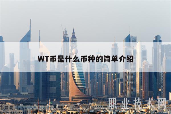 WT币是什么币种的简单介绍