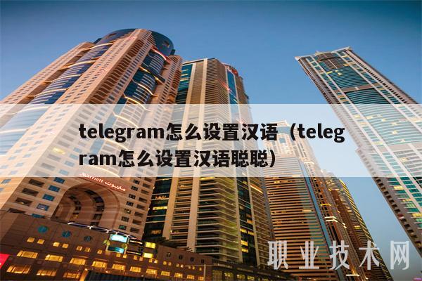 telegram怎么设置汉语（telegram怎么设置汉语聪聪）-第1张图片-欧易下载