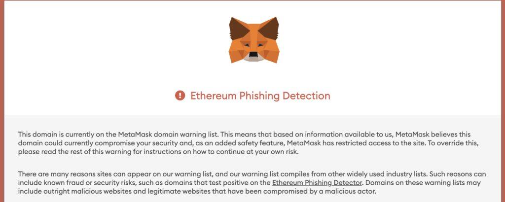 SOS仿盘Maskdao刚宣布要空投 就被Mtamask钱包警告-第3张图片-欧易下载