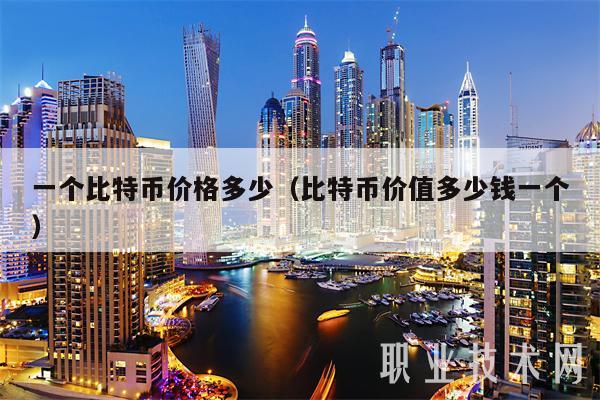 一个比特币价格多少(比特币价值多少钱一个)