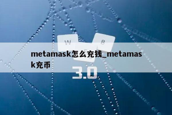 metamask怎么充钱_metamask充币