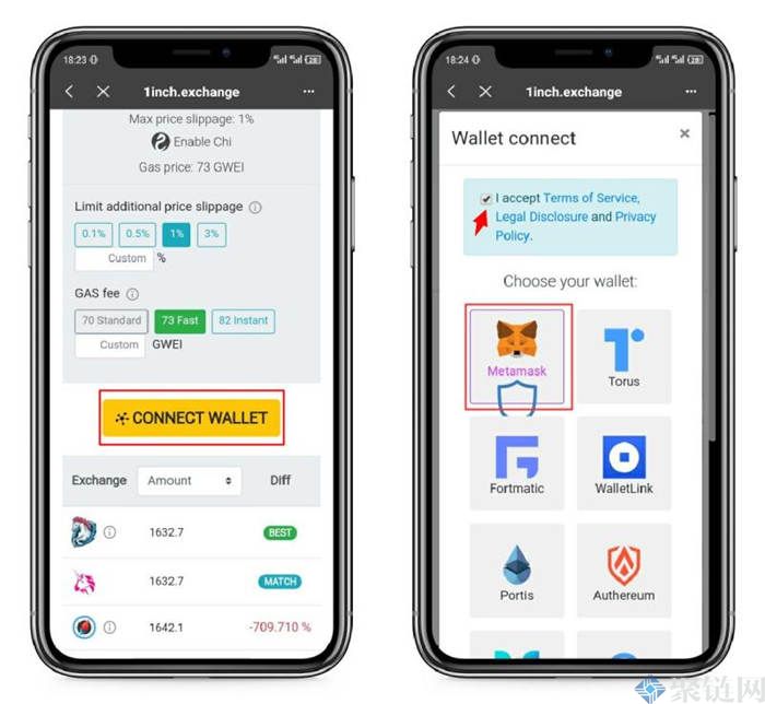 1INCH如何使用交易所,1INCH详细说明交易所操作教程-第3张图片-欧易下载 1INCH如何使用交易所,1INCH详细说明交易所操作教程-第3张图片-欧易下载