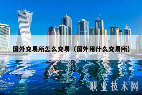 国外交易所怎么交易(国外用什么交易所)