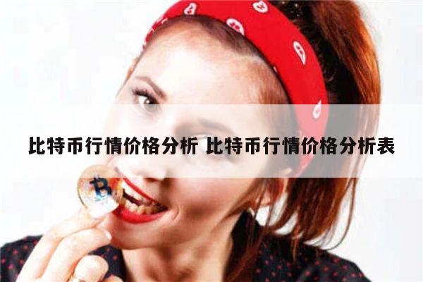 比特币行情价格分析 比特币行情价格分析表 第1张 比特币行情价格分析 比特币行情价格分析表 第1张