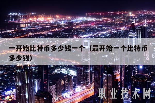 一开始比特币多少钱一个(最开始一个比特币多少钱)