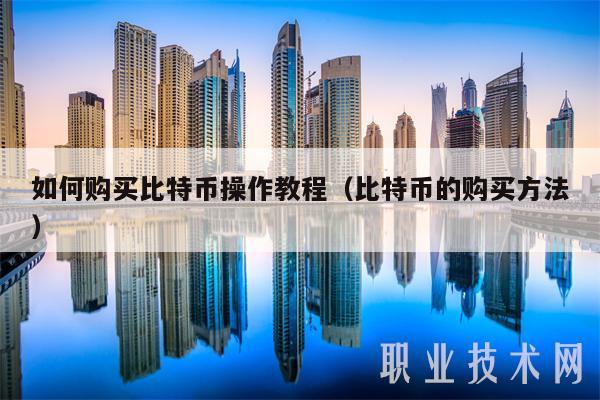 如何购买比特币操作教程(比特币的购买方法)