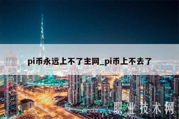 pi币永远上不了主网_pi币上不去了