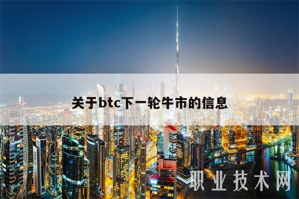 关于btc下一轮牛市的信息