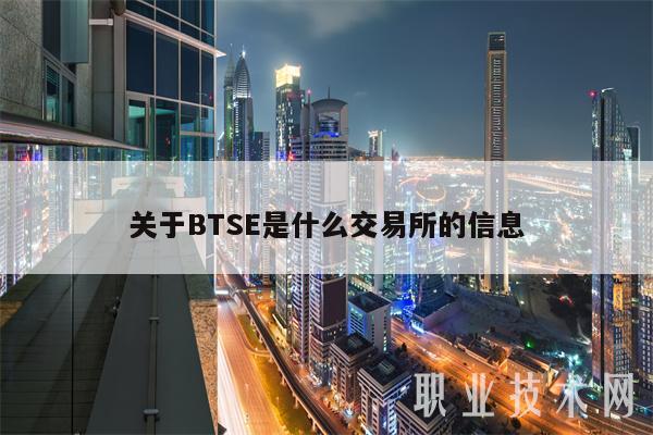 关于BTSE是什么交易所的信息
