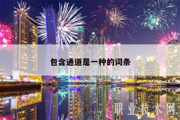 包含通道是一种的词条