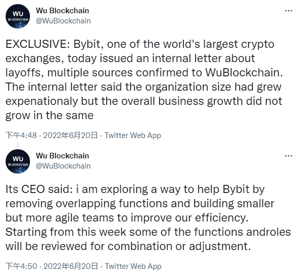 新加坡加密货币交易所Bybit正计划裁员30%以度过市场寒冬-第1张图片-欧易下载