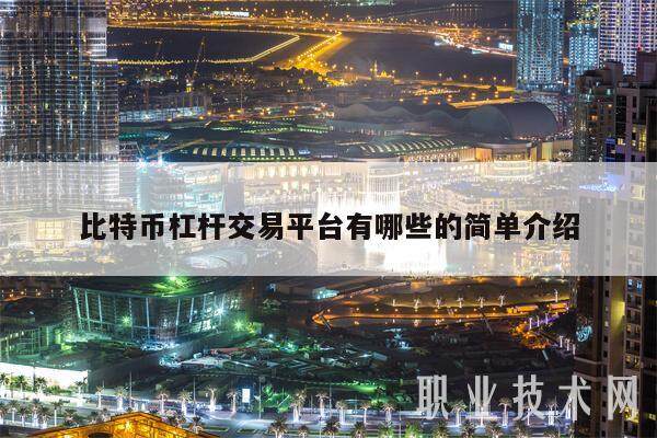 比特币杠杆交易平台有哪些的简单介绍-第1张图片-欧易下载