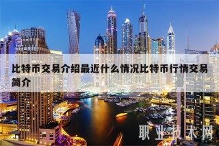 比特币交易介绍最近什么情况比特币行情交易简介